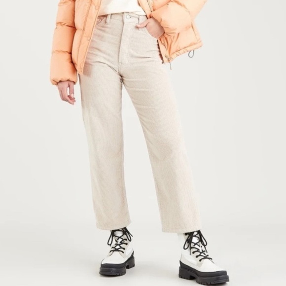 Levi’s Ribcage Straight‎ Ankle Corduroy Pants - Picture 1 of 12